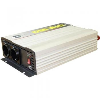 E‑Ast 1200 W Solarwechselrichter HPL 1200‑D‑12, 12 V DC Eingang, 230 V AC Ausgabe