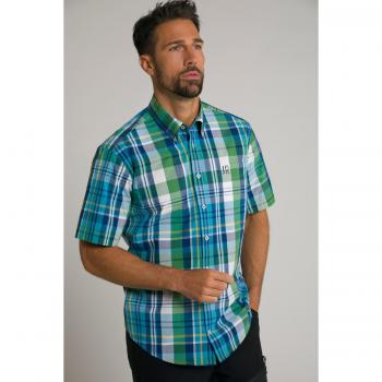 Camicia Funzionale JAY-PI in Cotone Turquoise 3XL