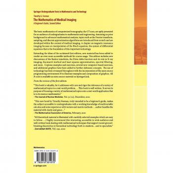 The Mathematics of Medical Imaging: A Beginner’s Guide