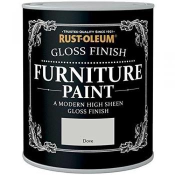 Rust-Oleum Dove Grey Gloss Furniture Paint 750ml