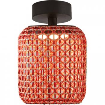 Plafón LED Bover Nans PF/21 para exteriores, rojo