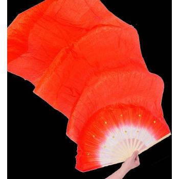 Bamboo Handheld Rainbow Silk Fan