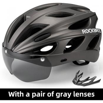 ROCKBROS EPS Bicycle Helmet for Men and Women with Goggles