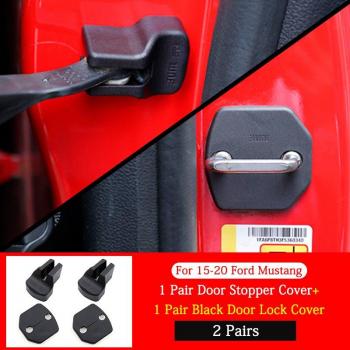 Mustang ABS Carbon Fiber Door Check Arm Cover