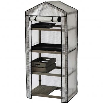 VegTrug Wooden Greenhouse with PE Cover