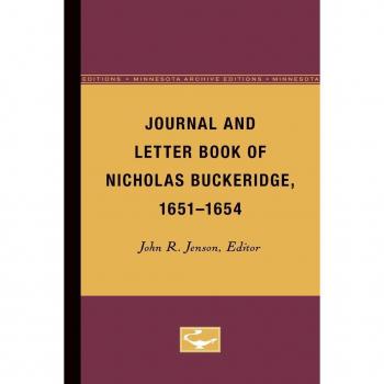 Journal and Letter Book of Nicholas Buckeridge, 1651-1654