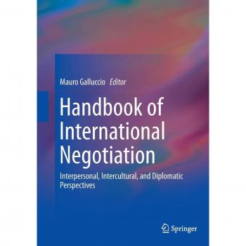 Handbook of International Negotiation