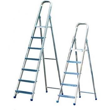 Litan Escalera aluminio doméstica 5 peldaños