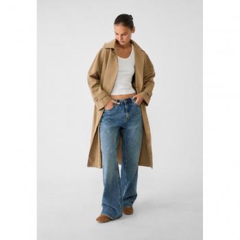 Desert Sand Trench – Long Hooded Outerwear