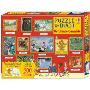 Puzzle & Buch: Berühmte Gemälde: Set aus 300-teiligem Puzzle und Begleitbuch zum Thema Kunst – ab 6 Jahren (Puzzle-und-Buch-Reihe)