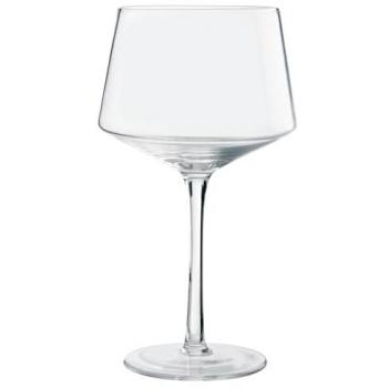Crystal Angled Bowl Gin Glass Pair