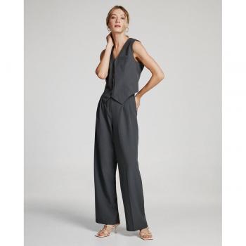 Pantalon gris Vero Moda