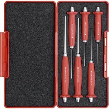 Swiss Toolset 758: Parallel Pin Punches + Handles in a Box