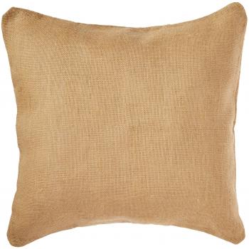 Square Burlap Pillow 20 Natural