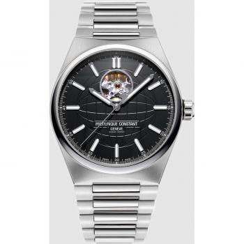 Frederique Constant Mens Highlife Heartbeat Black Dial Watch FC-310B4NH6B