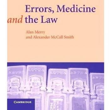 Errors, Medicine and the Law