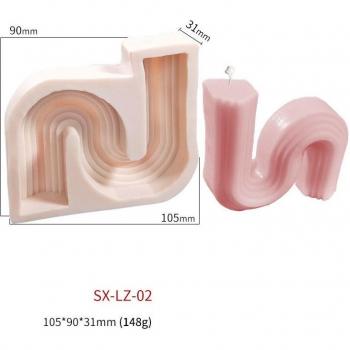 U M V Letter Candle Making Mold