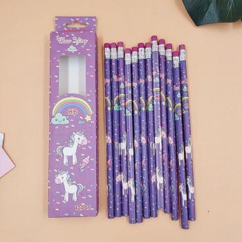 12 Pack Unicorn Writing Pencils