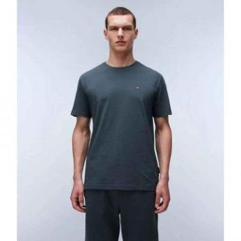 Napapijri T-Shirt mit Logo-Stitching Salis, Größe M, Khaki