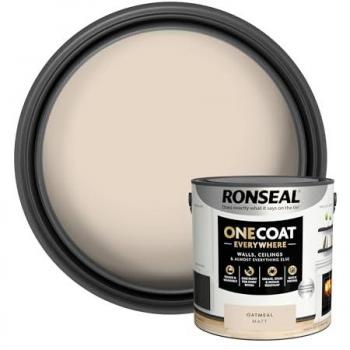 Ronseal One Coat Everywhere Multi Surface Matt Paint Oatmeal