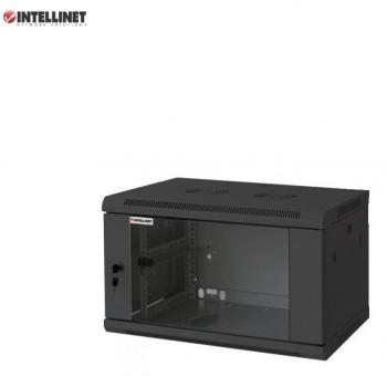 Armadio Rack 19'' a muro 9 unità sezione unica prof. 450 Nero