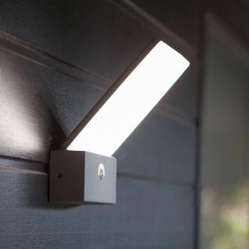 Lutec Pano Lampada da parete per esterni a LED 16 W Antracite