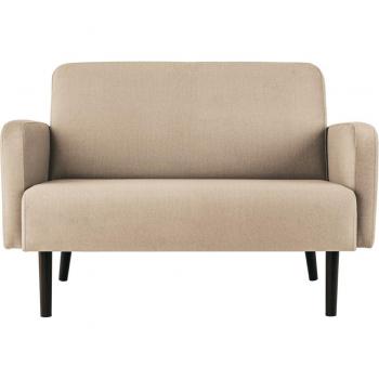 PAPERFLOW 2-Sitzer Sofa LISBOA, elfenbein Stoffbezug