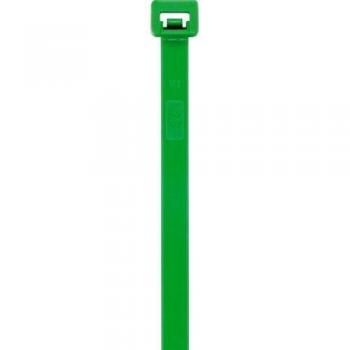 Attaches en nylon vert 100x2,5mm