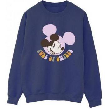 Felpa Donna con Mickey Mouse Piena di Sorrisi