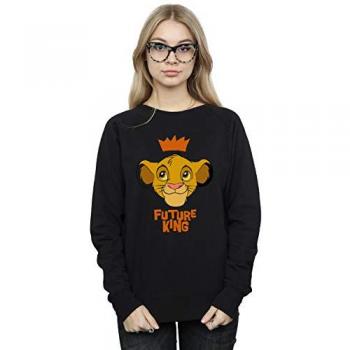 Simba’s Crown: The Lion King Future King Sweatshirt – Black, Women’s