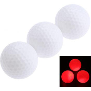 3pcs Box of LED Golf Balls for Night Training