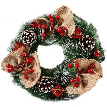 Simulation Pumpkin Berry Wreath