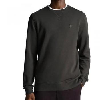 Felpa Lyle & Scott Gunmetal con Aquila