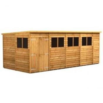 Overlap Pent Garden Shed