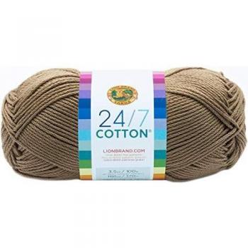Taupe Cotton Yarn 24/7 – Lion Brand