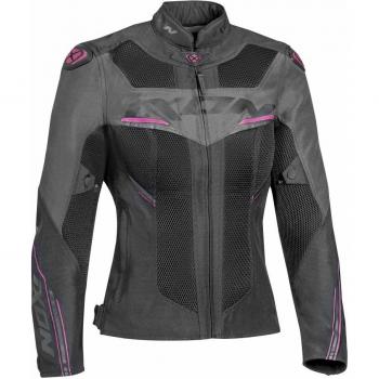 Blouson Ixon Draco noir-fuchsia