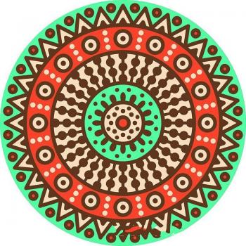 Mandala Flower Insulated Place Mats
