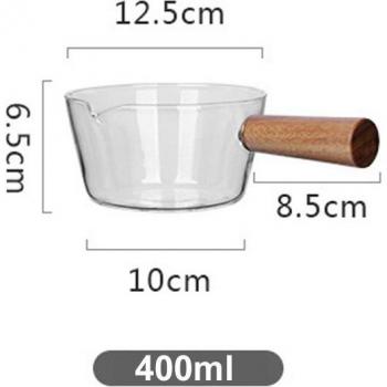 Wood Handle Instant Noodle Soup Pot