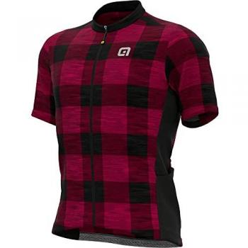 Maillot Alé Off-Road Gravel Scottish Manche Courte Violet Noir