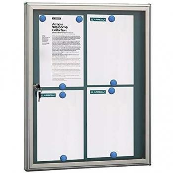 Panel de Anuncios Arregui 4 Hojas DIN A4 Plata