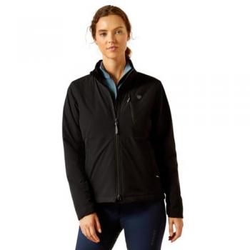 Isolierte Ariat Rion Softshell-Reitjacke, schwarze Variante