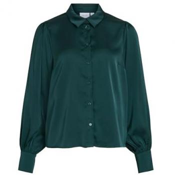 Blusa VILA 'VIEnna Ravenna' en Verde Pino