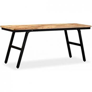 VidaXL Banca in Legno di Teak Riciclato e Acciaio da Esterno