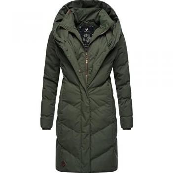 Ragwear Steppmantel Natalka stylischer Winterparka mit gefütterter Kapuze