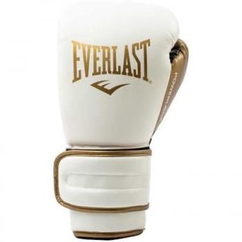 Everlast Powerlock 2R 12 oz Boxing Gloves White/Gold