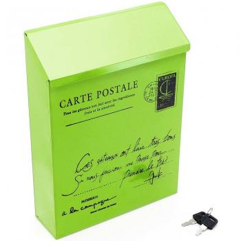 Secure Outdoor Metal Mailbox with 2 Keys