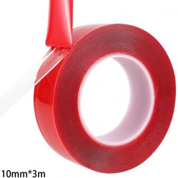 Ruban double face transparent pour fixation automobile, 3 m