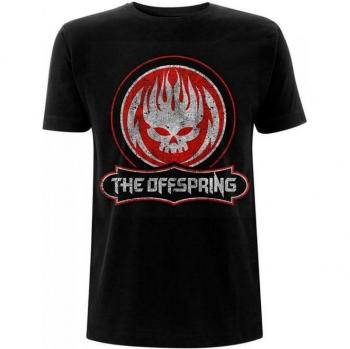 T-shirt à crâne délavé unisexe adulte The Offspring