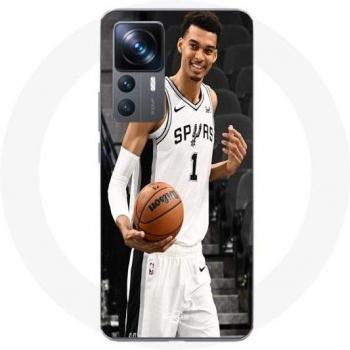 Spurs Fan Soft Black Cover for Xiaomi 12T Pro Phone