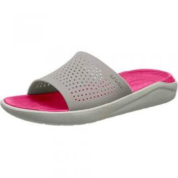 Crocs Unisex-Erwachsene Literide Slide U Badeschuhe, Pearl weiß